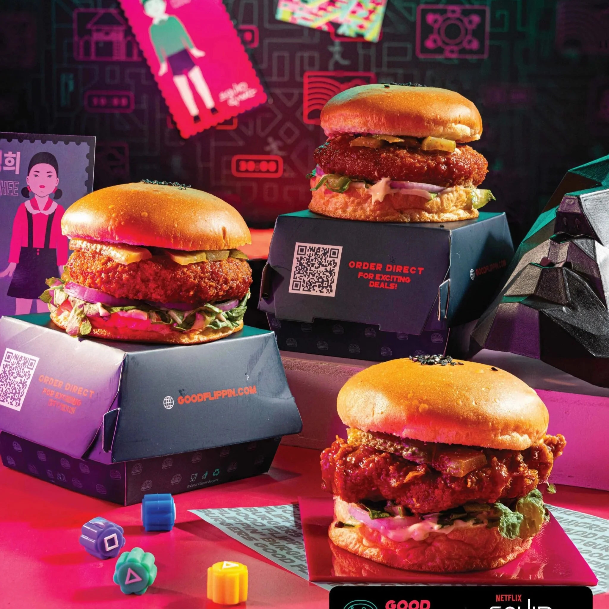 Squid Game X Good Flippin' Burgers