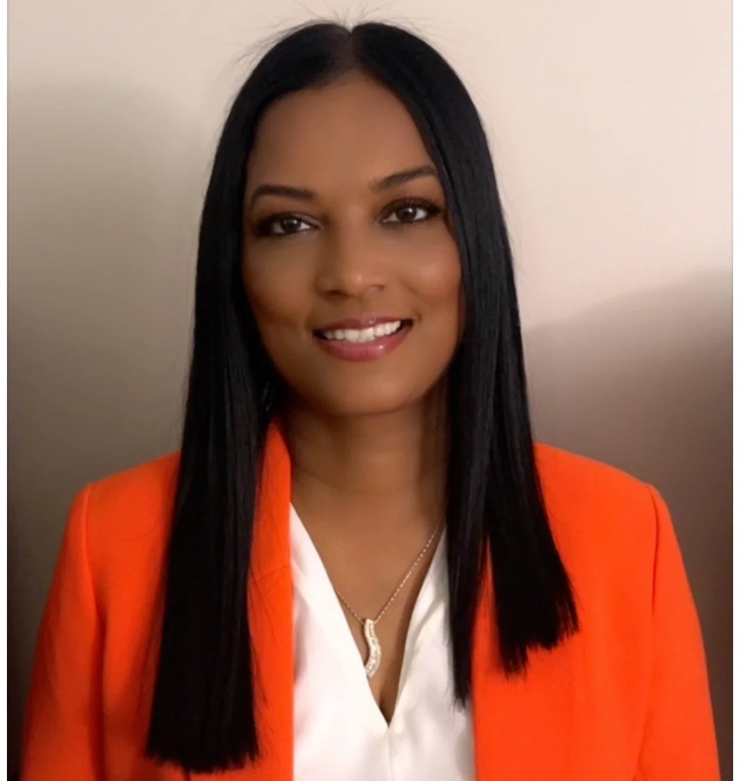 Dr. Verna Latchman provides a warm smile, conveying warmth, confidence, and integrity.