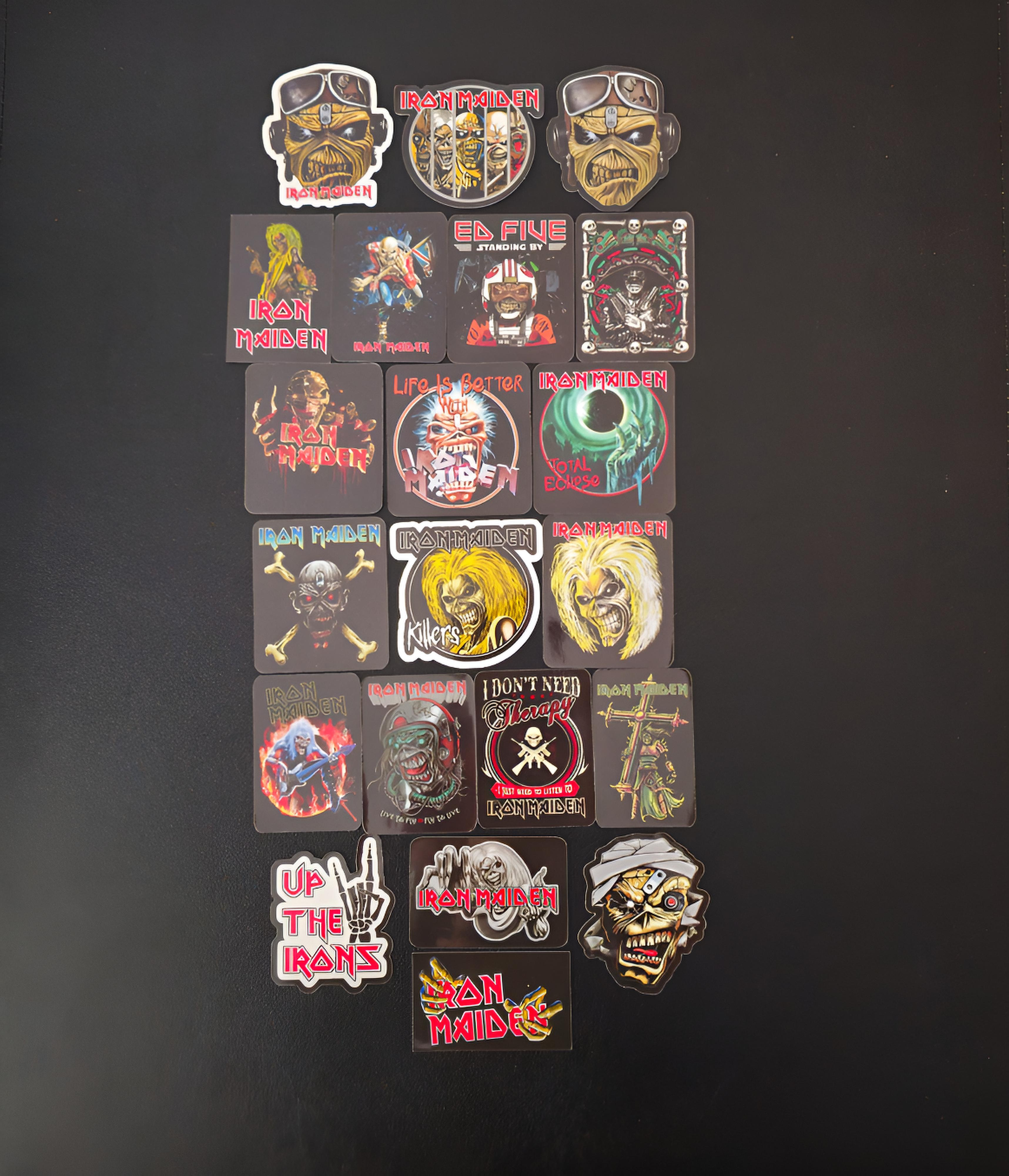 Iron Maiden Inspired Stickers Eddie The Head Vinyl Decals British Heavy Metal
