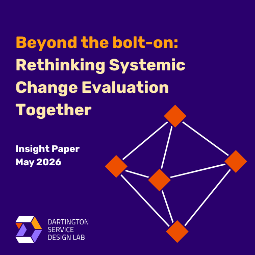 Insight Paper: Beyond the bolt-on: Rethinking Systemic Change Evaluation Together