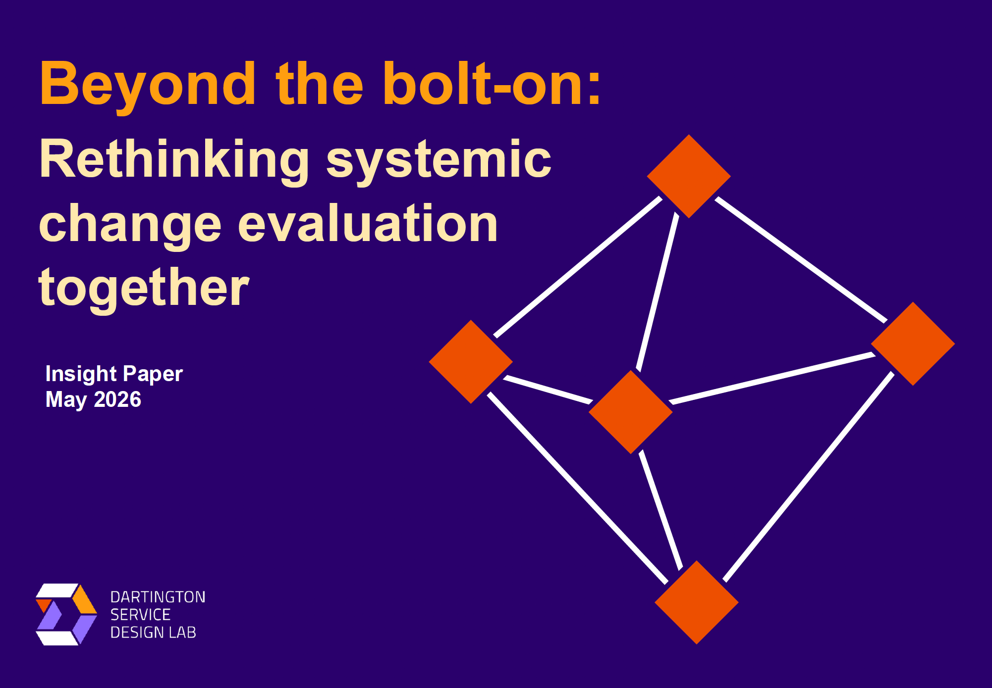 Beyond the bolt-on: Rethinking systemic change evaluation together.