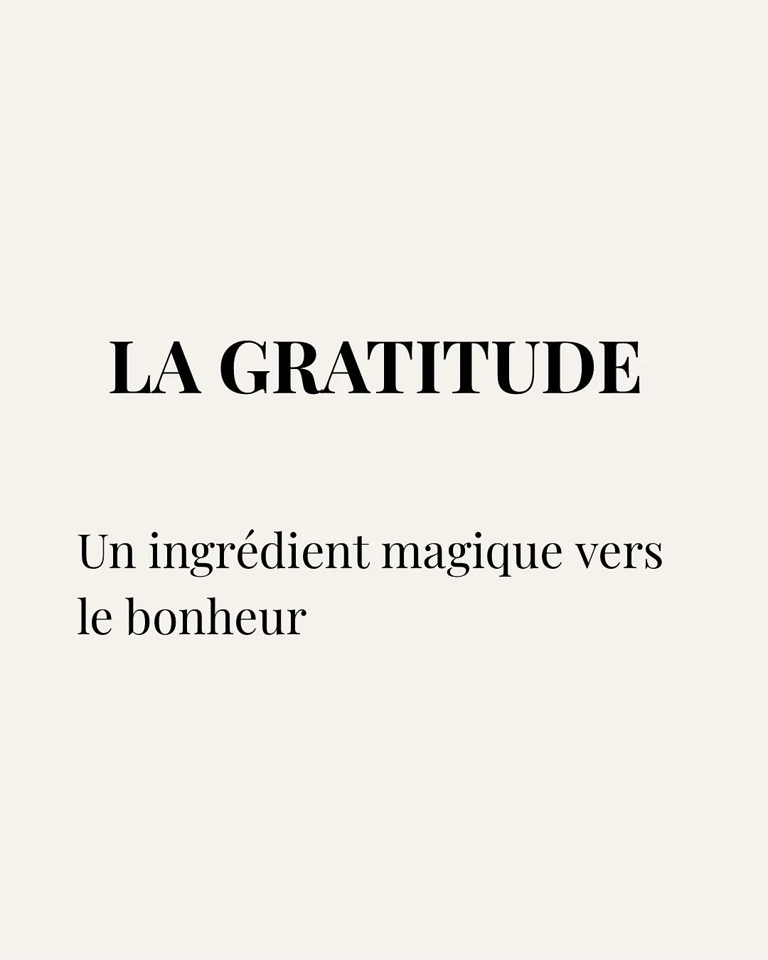 La gratitude change tout.

Elle transforme l&rsquo;ordinaire en extraordinaire, les &eacute;preuves en apprentissage et les rencontres en cadeaux.
Dire &laquo; merci &raquo; ouvre un espace o&ugrave; le c&oelig;ur se d&eacute;tend, o&ugrave; la peur 