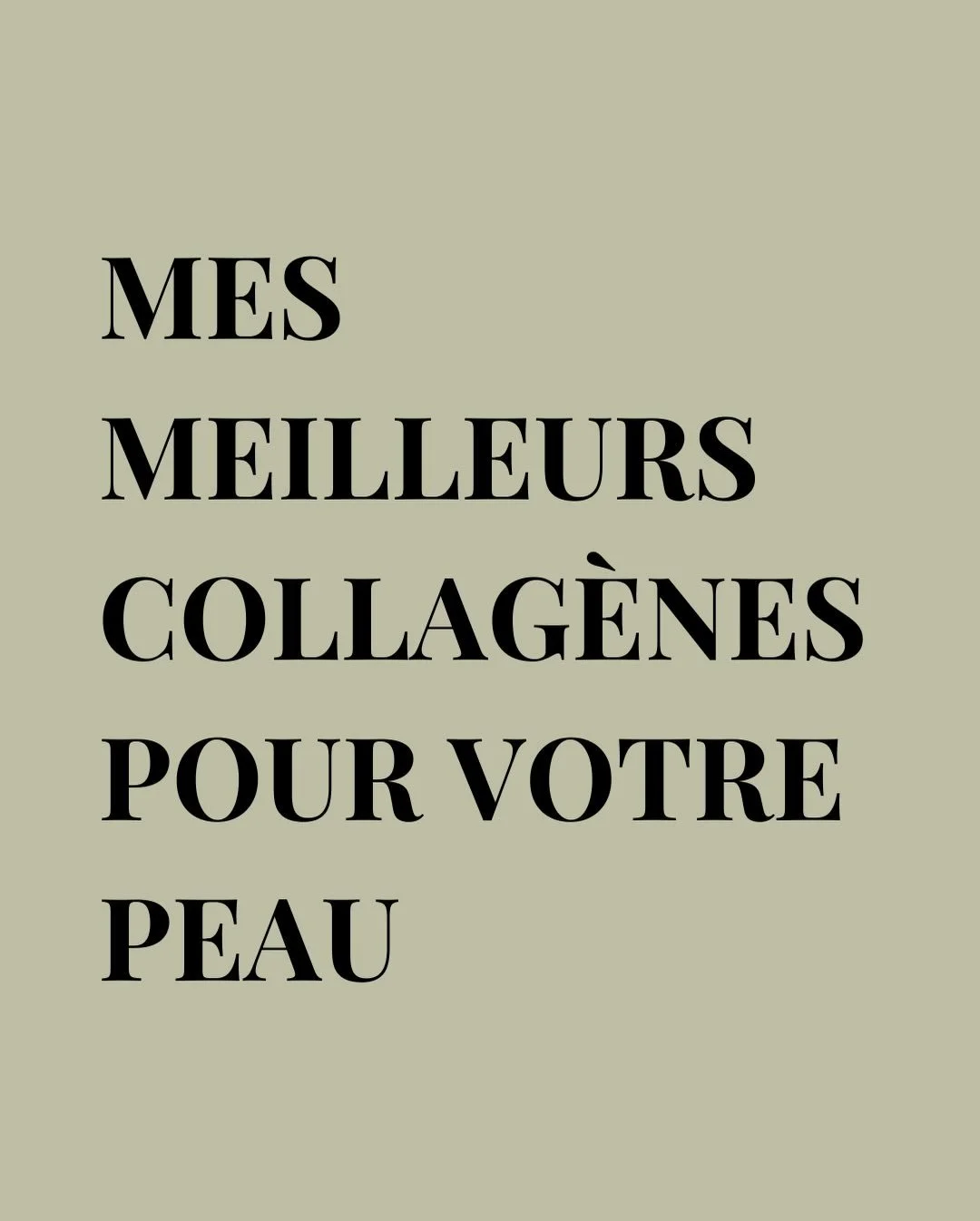 ✅ Collag&egrave;ne : points cl&eacute;s &agrave; v&eacute;rifier

Tous les collag&egrave;nes n&rsquo;ont pas le m&ecirc;me int&eacute;r&ecirc;t pour la peau.
L&rsquo;efficacit&eacute; d&eacute;pend de plusieurs param&egrave;tres concrets :
	&bull;	La