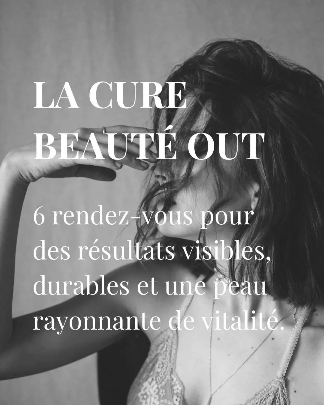 ✨ La Cure Beaut&eacute; Out ✨

6 rendez-vous pour des r&eacute;sultats visibles, durables et une peau rayonnante de vitalit&eacute;.

Oubliez les soins superficiels. La Cure Beaut&eacute; Out est un v&eacute;ritable accompagnement facialiste qui asso