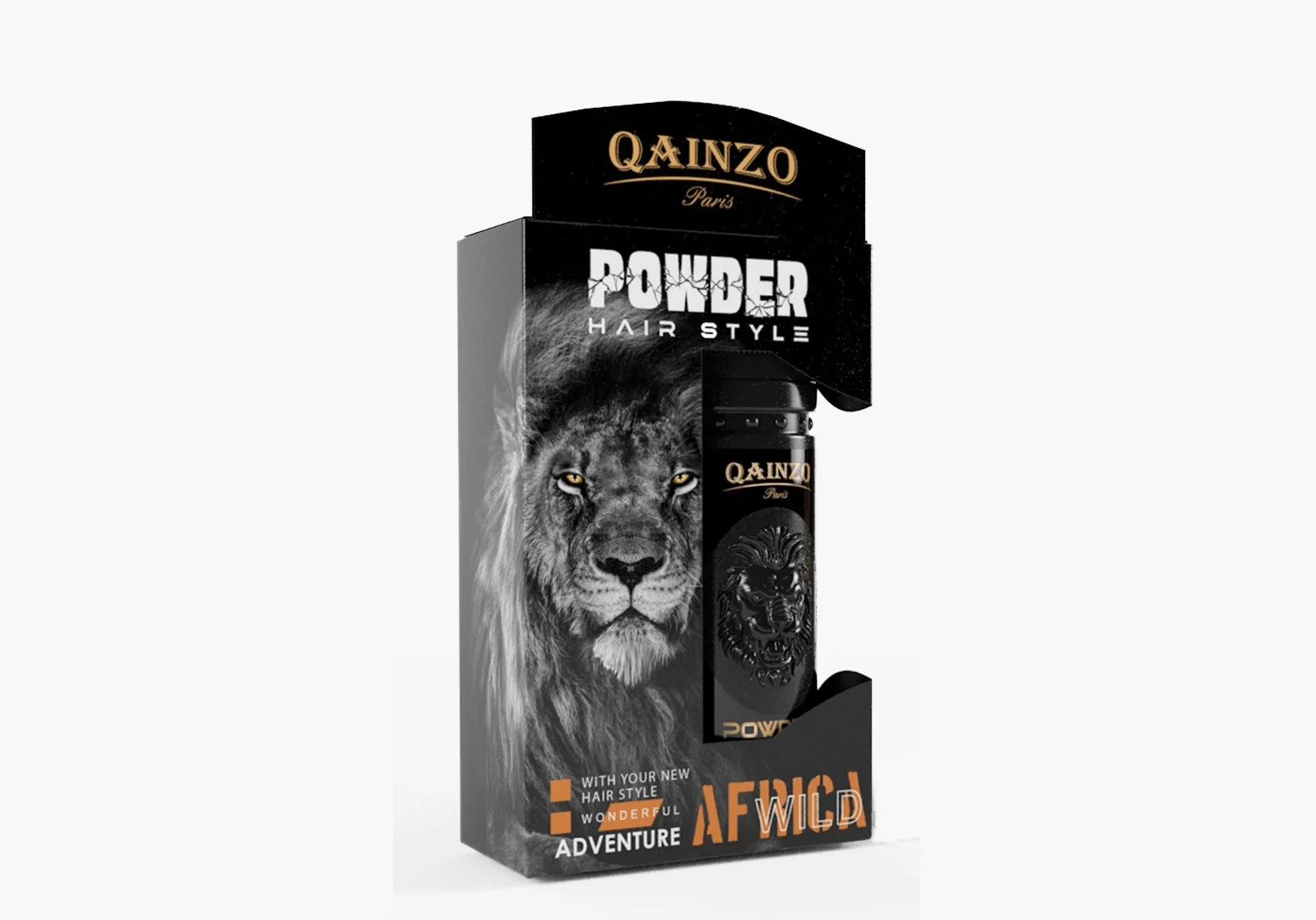 Qainzo cire coiffante en poudre volume