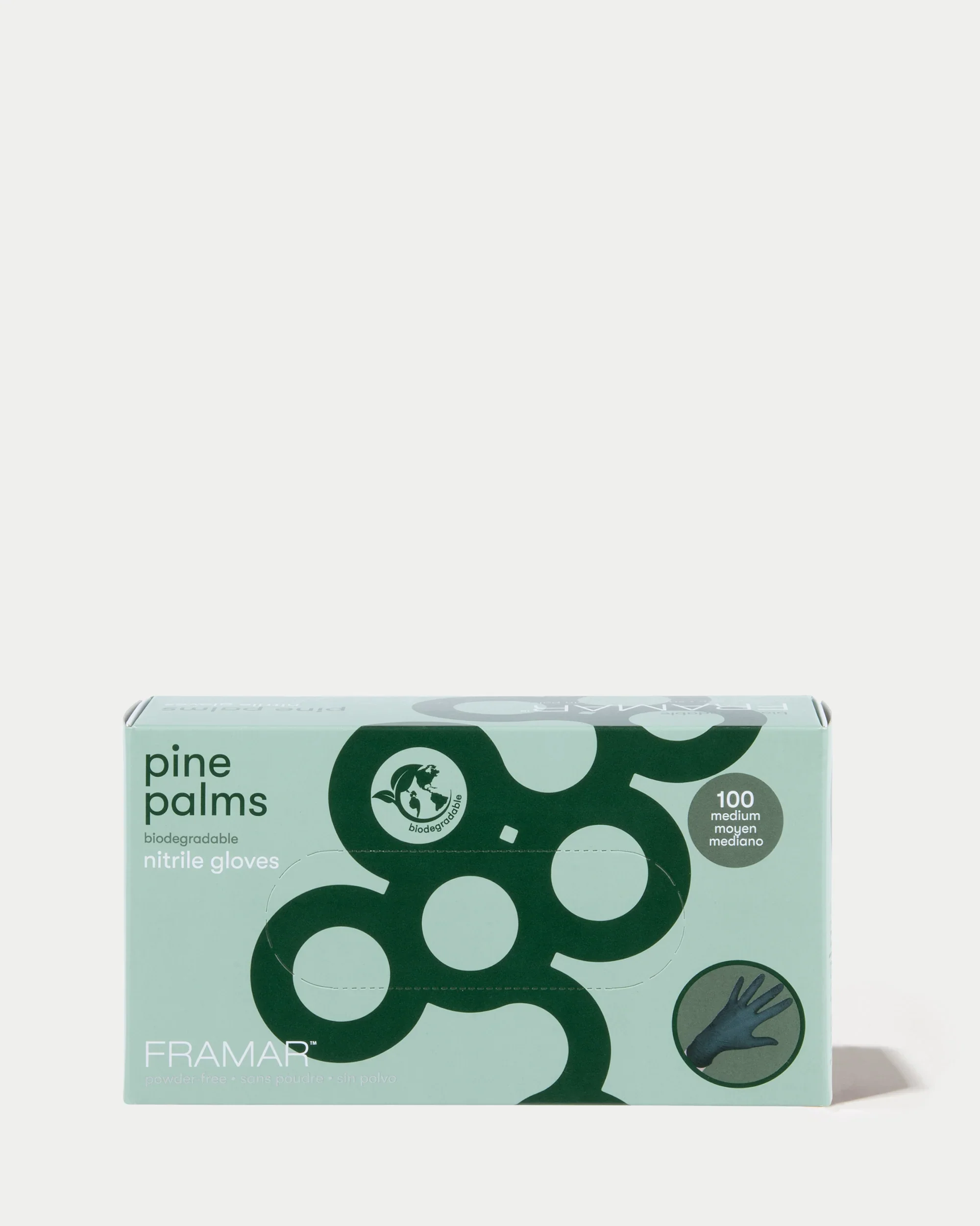 Gants en nitrile biodégradables Pine Palms Framar