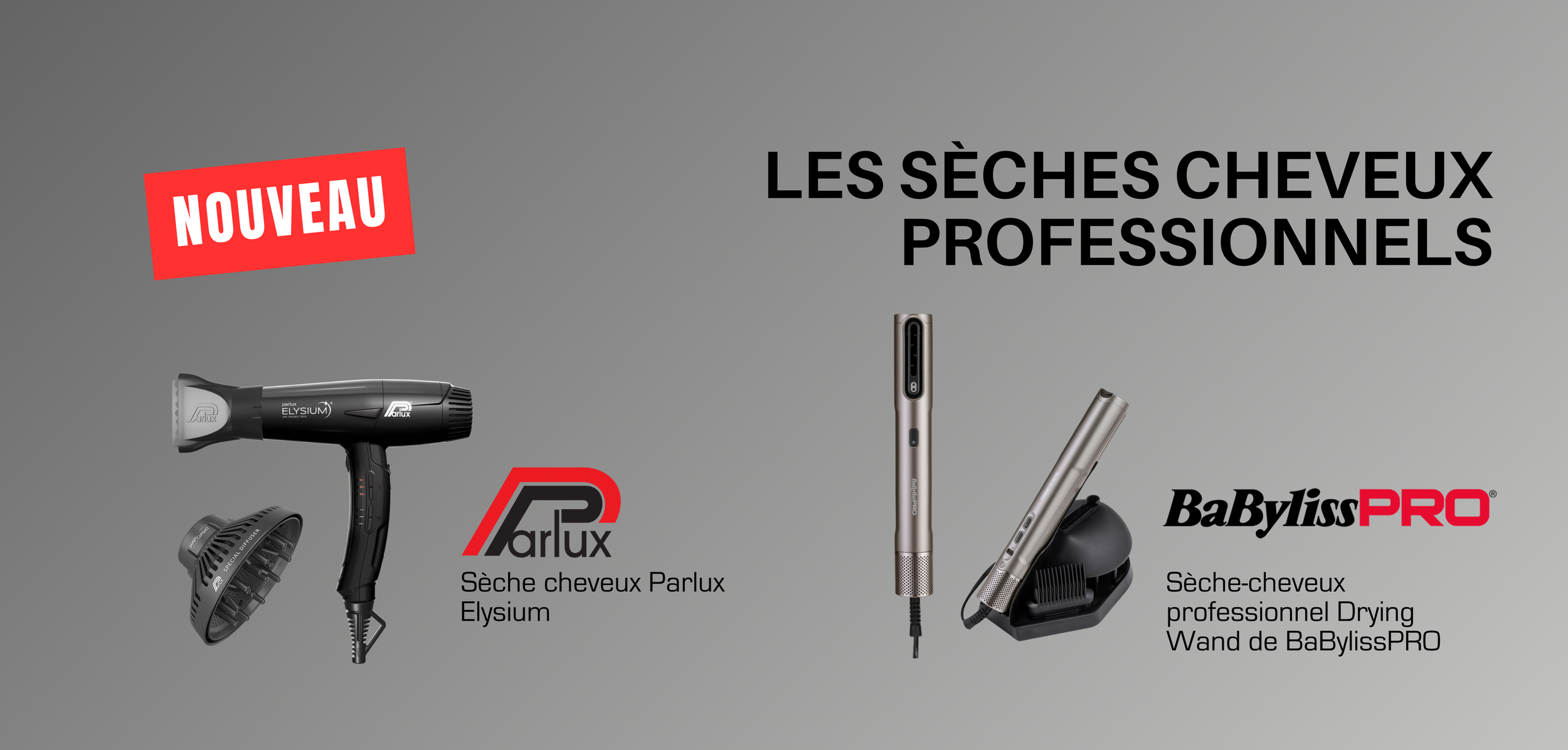 Seches cheveux professionnels pour hommes chez Hair Pro Nature - Panasonic, Babyliss Pro, Parlux
