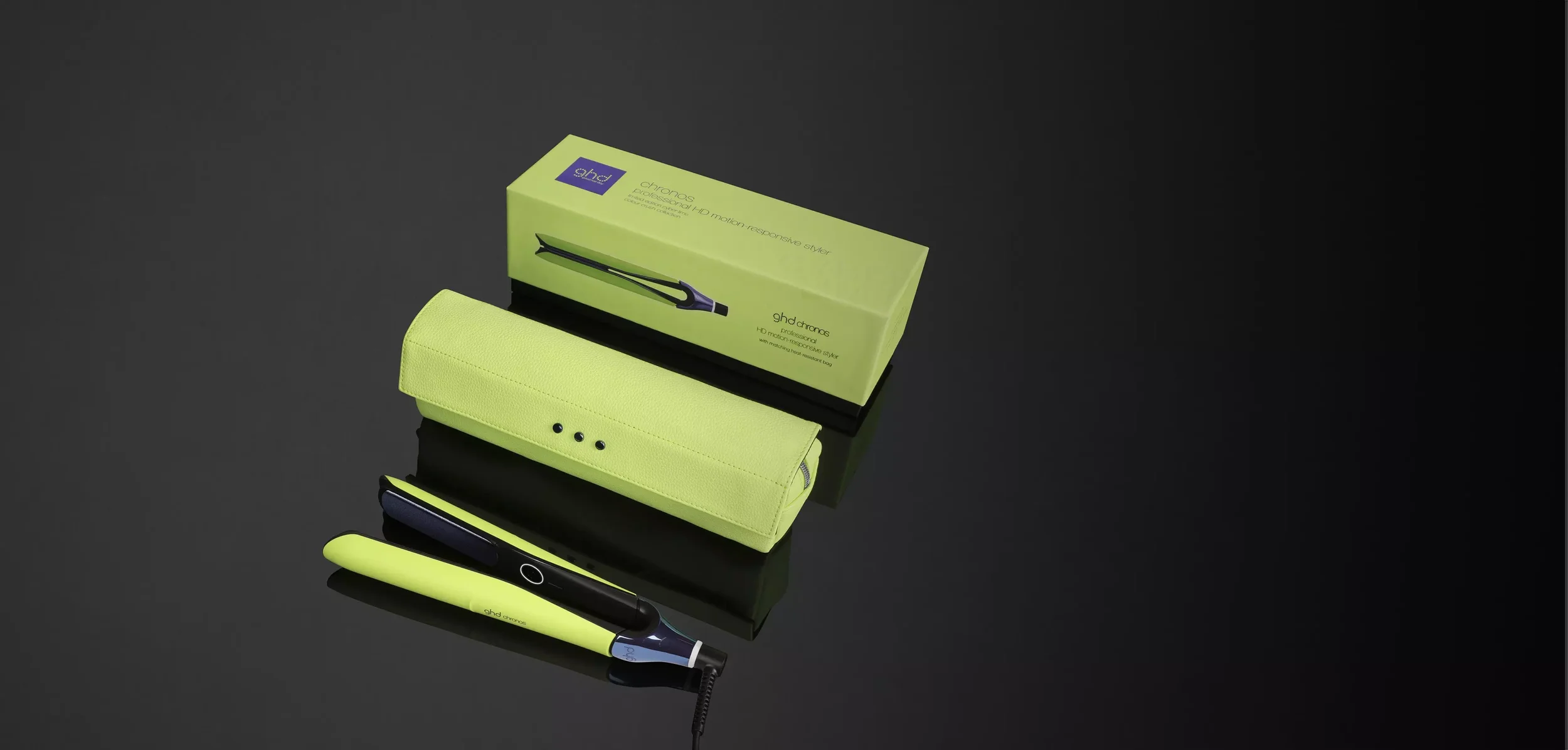 Lisseur vert de la marque ghd