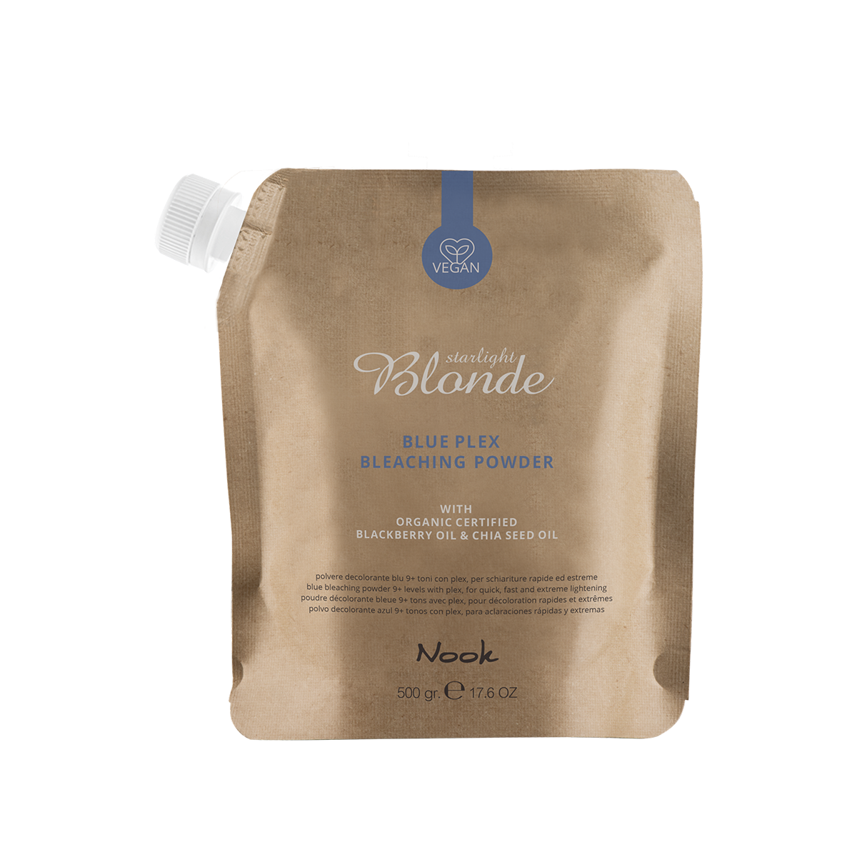 Poudre décolorante bleu Plex starlight blonde Nook