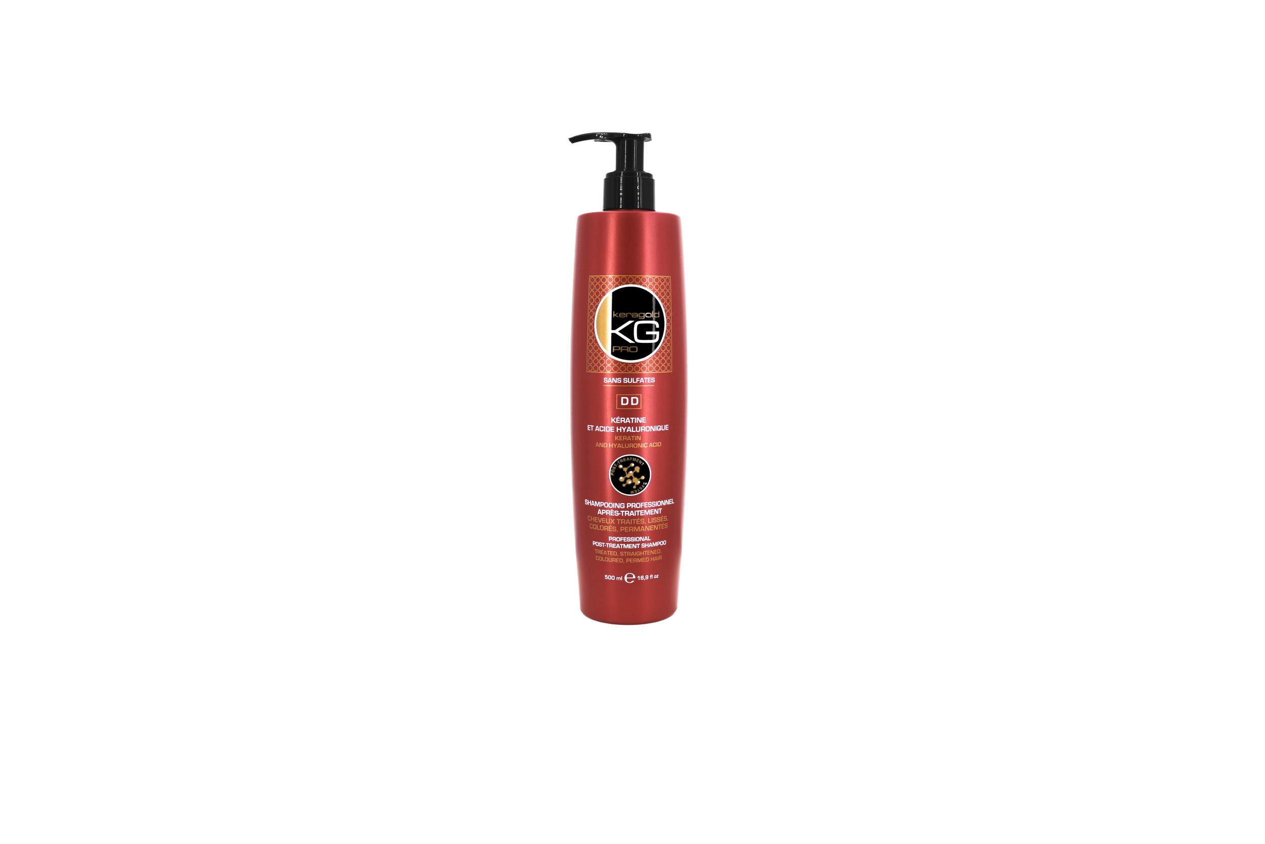 Shampoing après-traitement DD 500ml Keragold pro
