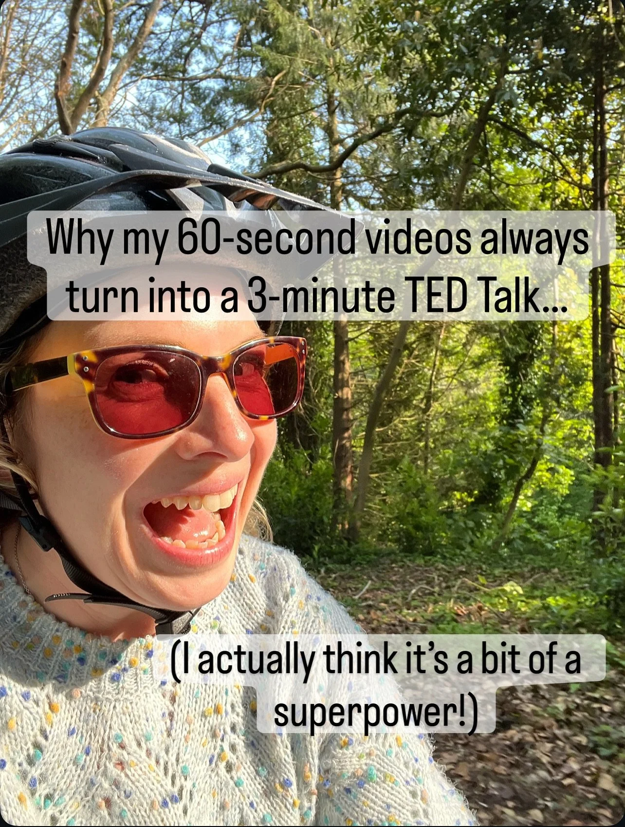 Some people think in bullet points.
I think in epic mind-map-jigsaw-spider-diagram masterpieces 
This is also why my &ldquo;short&rdquo; reels are three minutes long.😂

And it&rsquo;s exactly why every first session with me is 1.5 hours.
We need the