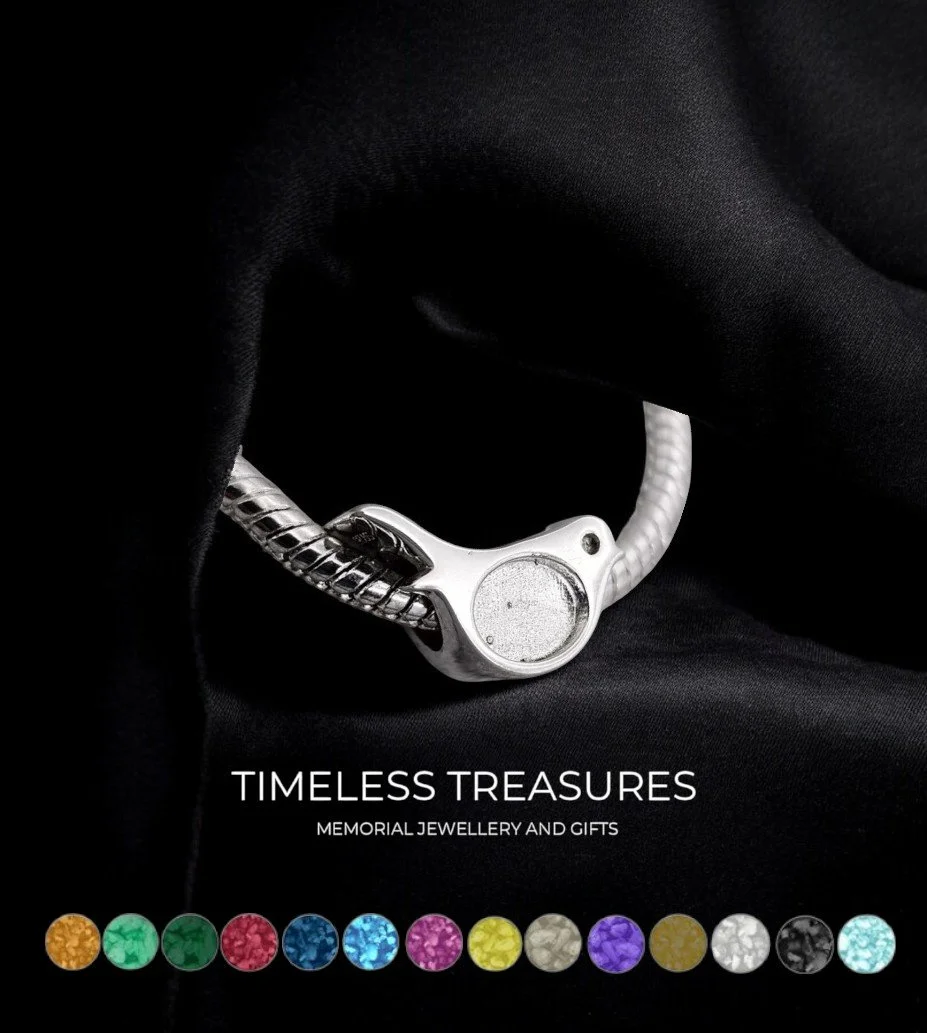 Memorial Ashes Robin Bracelet Charm