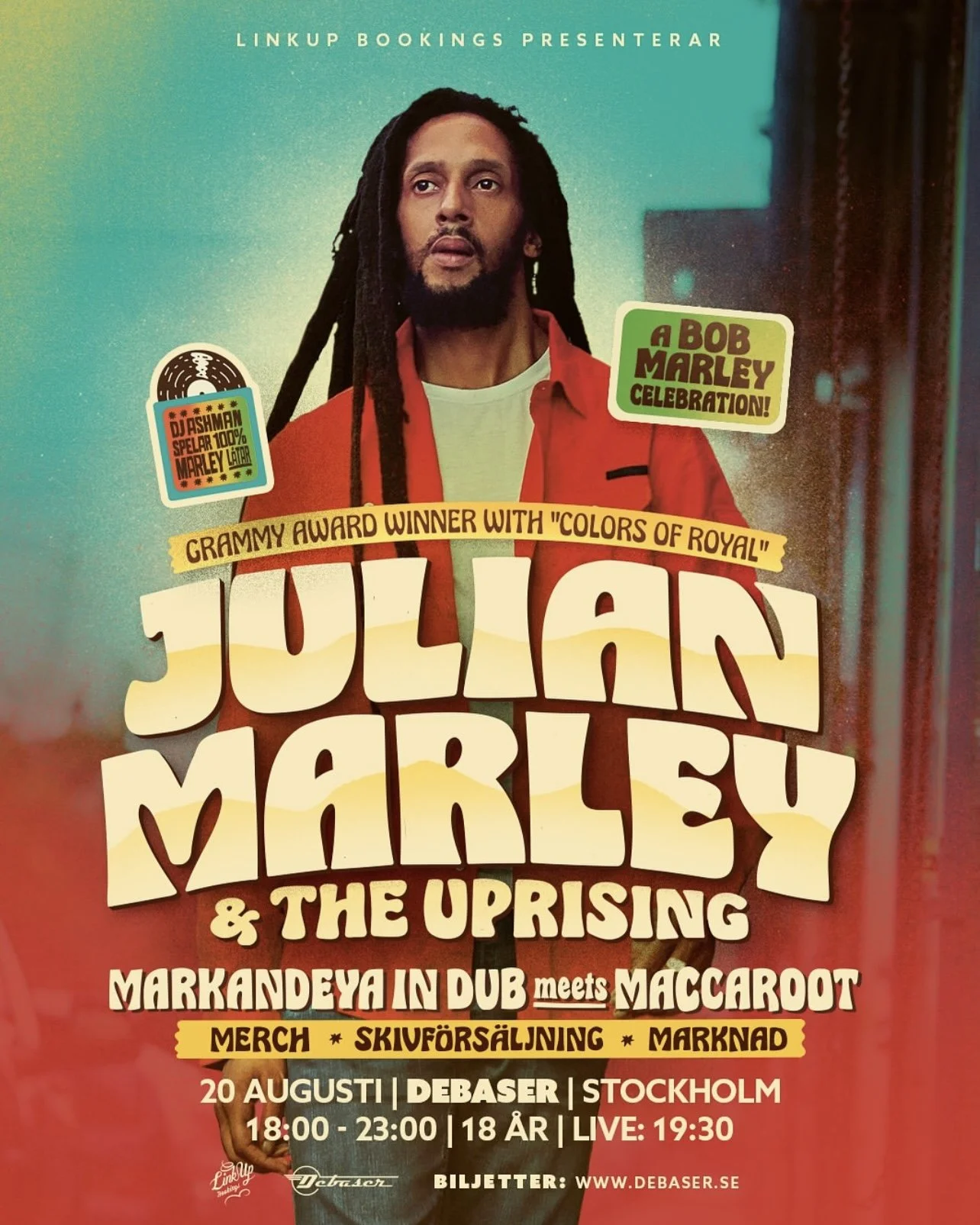 Julian Marley & the uprising - STOCKHOLM