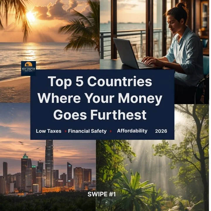 Panama. Dubai. Costa Rica. Greece. Estonia.
Zero tax on foreign income. 0% on pensions. Your dollar stretching further than it ever has in the US.

Sounds like the dream, right?

Here&rsquo;s what nobody puts in the caption.
A tax strategy is not a l