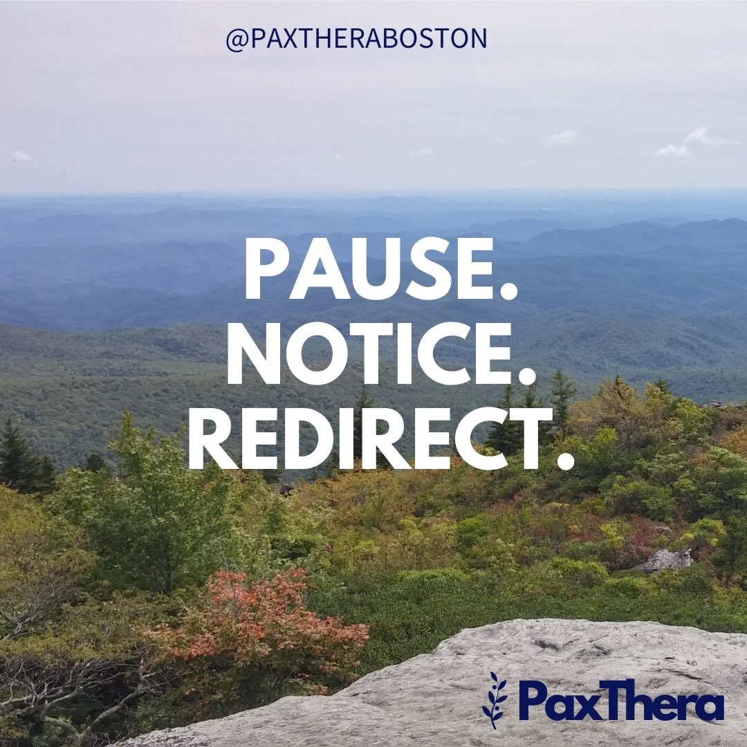 Stop letting your mind run the show. 🛑
  Catch yourself ruminating and try this:
  1️⃣ Pause and breathe- Take a deep inhale for 4 counts, hold for 4, exhale for 4.
  2️⃣ Notice your thought loop- Label the repetitive thoughts- &ldquo;This is rumina