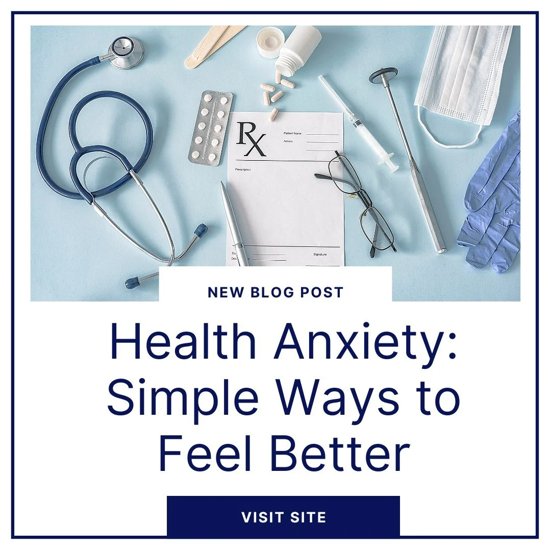 Do you ever notice your mind jumping to the worst-case scenario with every new symptom?

Do health worries take over your day, your sleep, or your relationships?

Do you find yourself Googling symptoms, seeking reassurance, or avoiding things you use