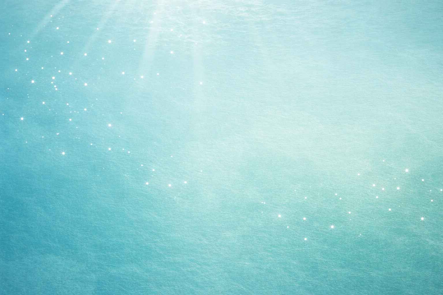 Light blue background with a gradient and white sparkling stars scattered across the top left corner.