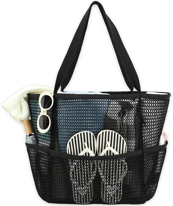 Beach Bag for Women with Outer Pocket, Waterproof