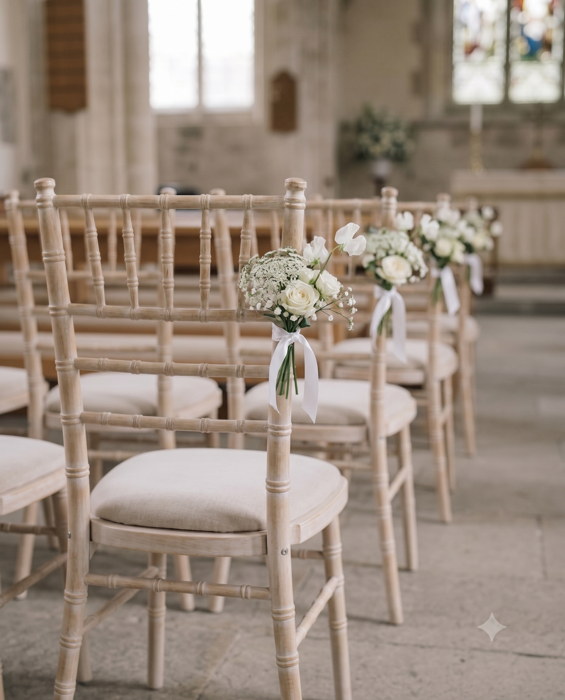 Pew End Flower Bunches