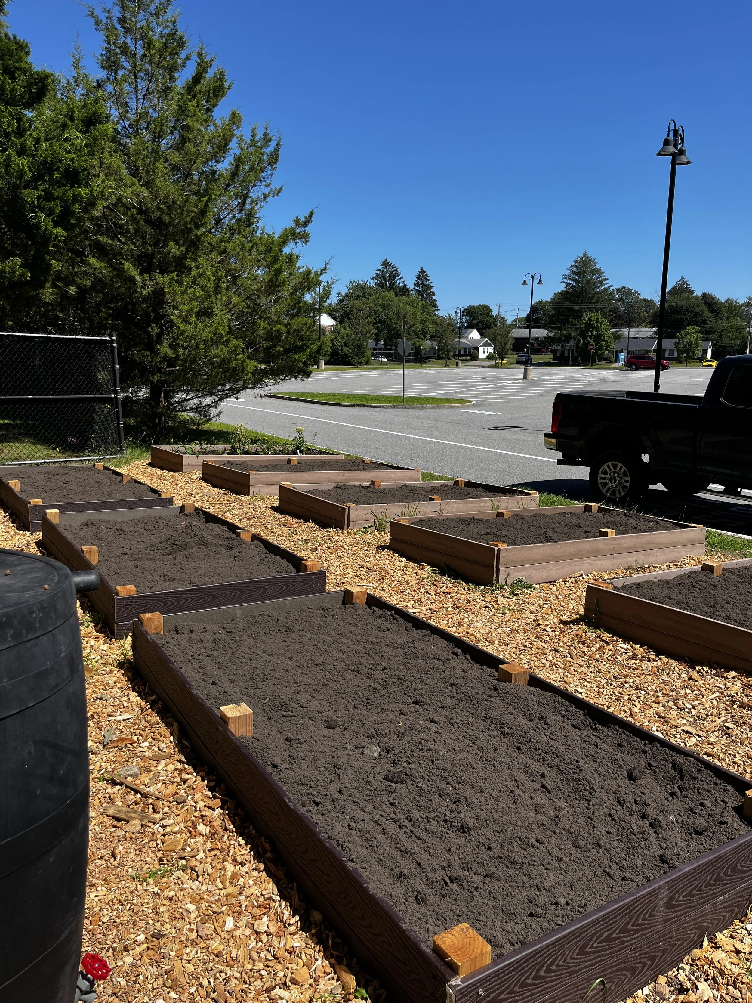 Community Garden at the George School outdoor classroom