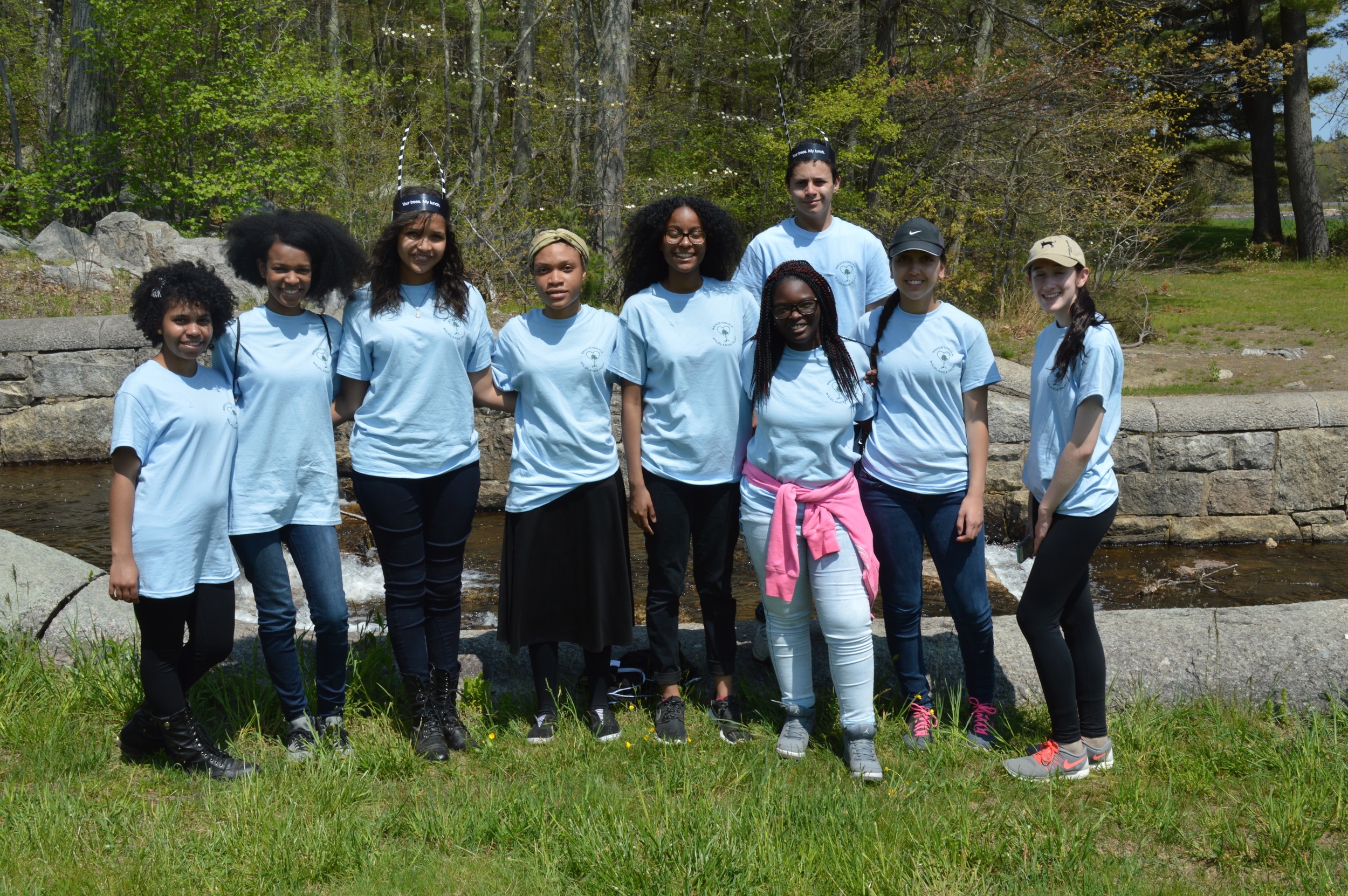 Our team on competition day at Hopkinton State Park