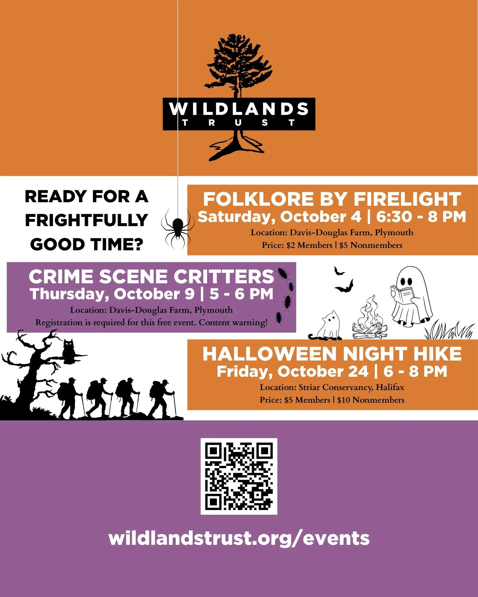 It's September, which means it's basically Halloween 🎃

Okay, technically, it's 56 days away. (Who's counting? Not us!) The good news: you don't have to wait that long to get your fill of chills and thrills! 🍂

Celebrate Halloween all October long 