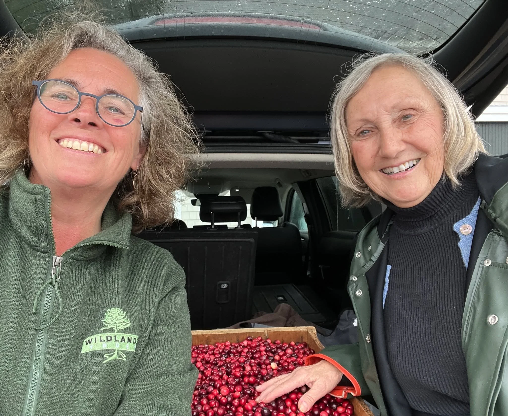 &quot;The people are the best part of my job!&quot; says Wildlands President Karen Grey. Karen recently met with Susan Gilmore, president of Gilmore Cranberry Company, to accept a generous donation of cranberries for our Leadership Council appreciati