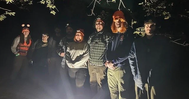 Happy Halloween from Wildlands Trust! 👻

Last week, our Halloween Night Hike at Striar Conservancy shrouded nine fearless souls in the spooky spirit. Thanks to volunteer hike leader Paul Vicino for ushering this wicked coven through the shadowy wood