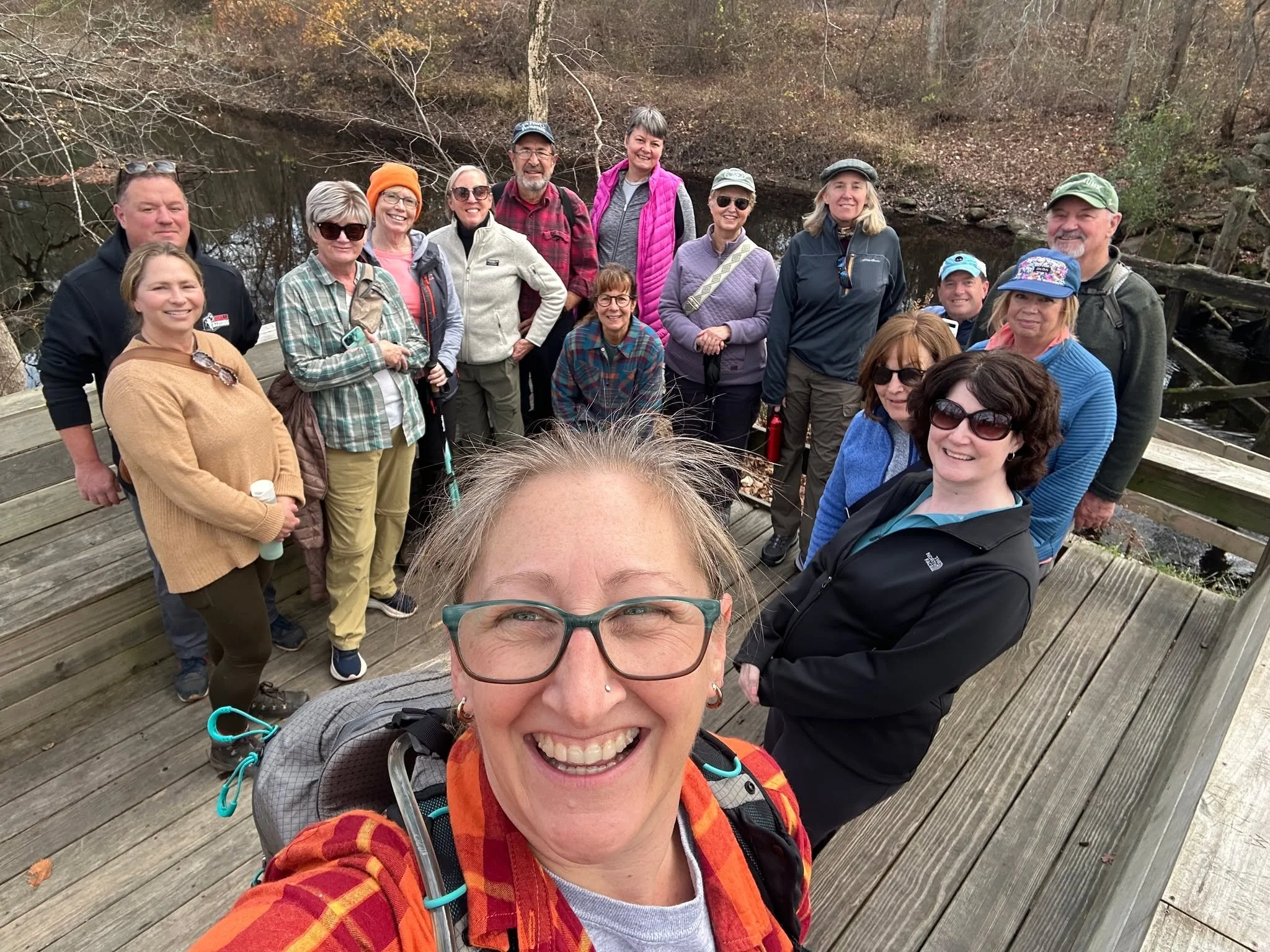 This month's Hike &amp; Hops was a hit!

Thanks to all who joined us on Sunday for a restorative stroll through Great River Preserve and post-hike refreshments at @blackhatbrewworks in Bridgewater. Special shoutout to volunteer hike leaders Jess, Ski