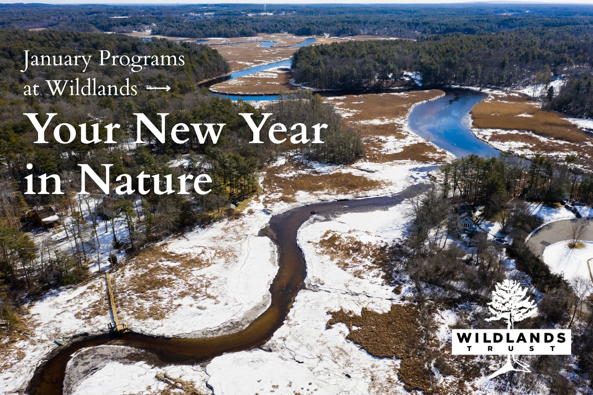 Is spending time in nature your New Year's resolution? If so, Wildlands has you covered! (If not... take a hike!)

Explore our slate of January programs and start 2026 on the right boot. Whether you're looking to brave/embrace winter's beauty or gear
