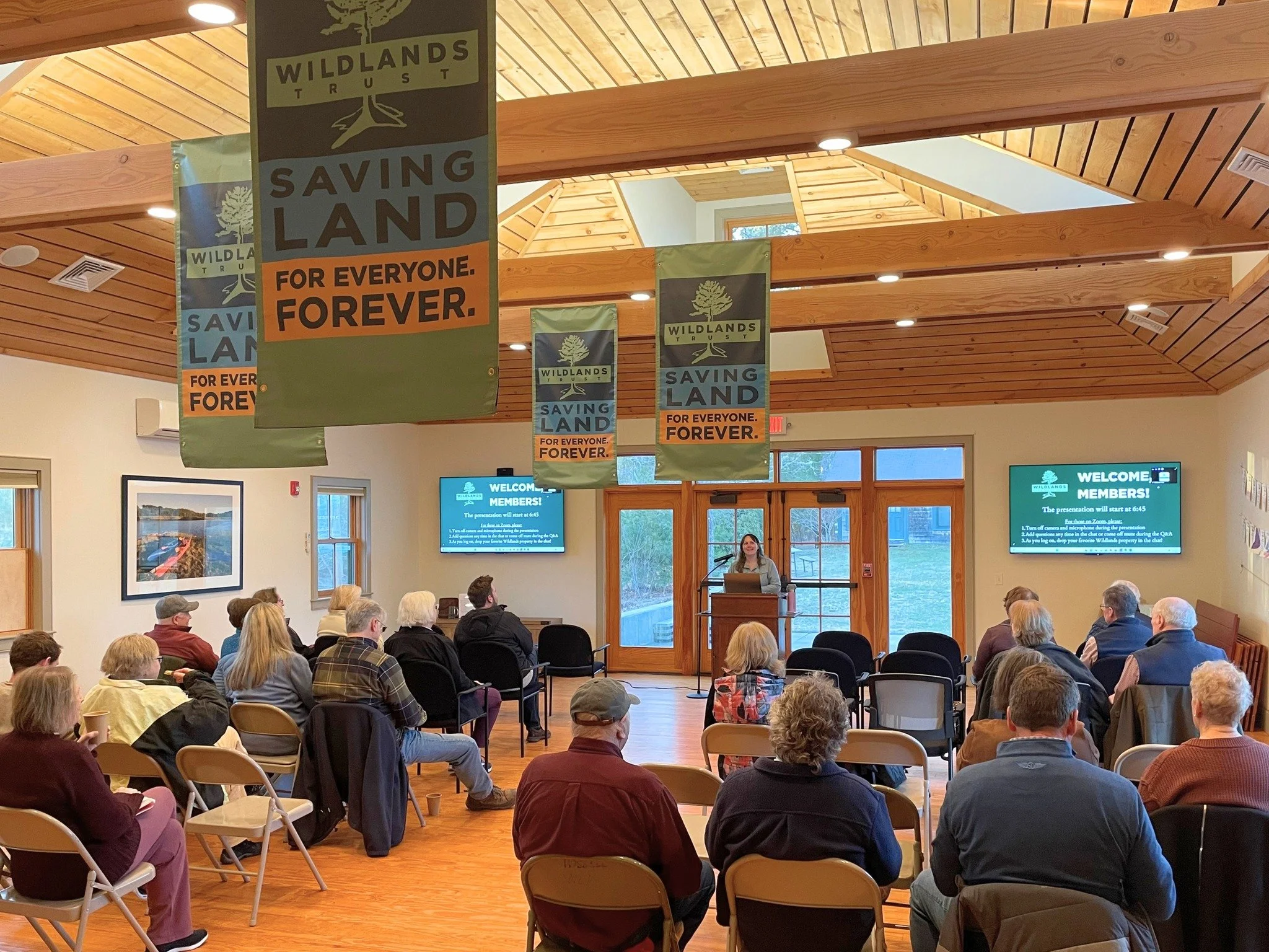 We're stronger together! 🌲

On April 6, Wildlands hosted a Members Meeting at Davis-Douglas Farm to offer our supporters a glimpse into the varied work we do every day to protect land for everyone, forever. Revisit the event at the link in our bio.
