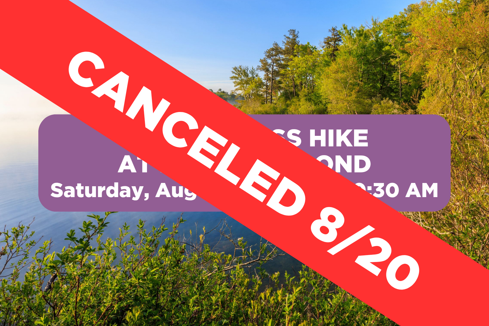 Mindfulness Hike at Halfway Pond