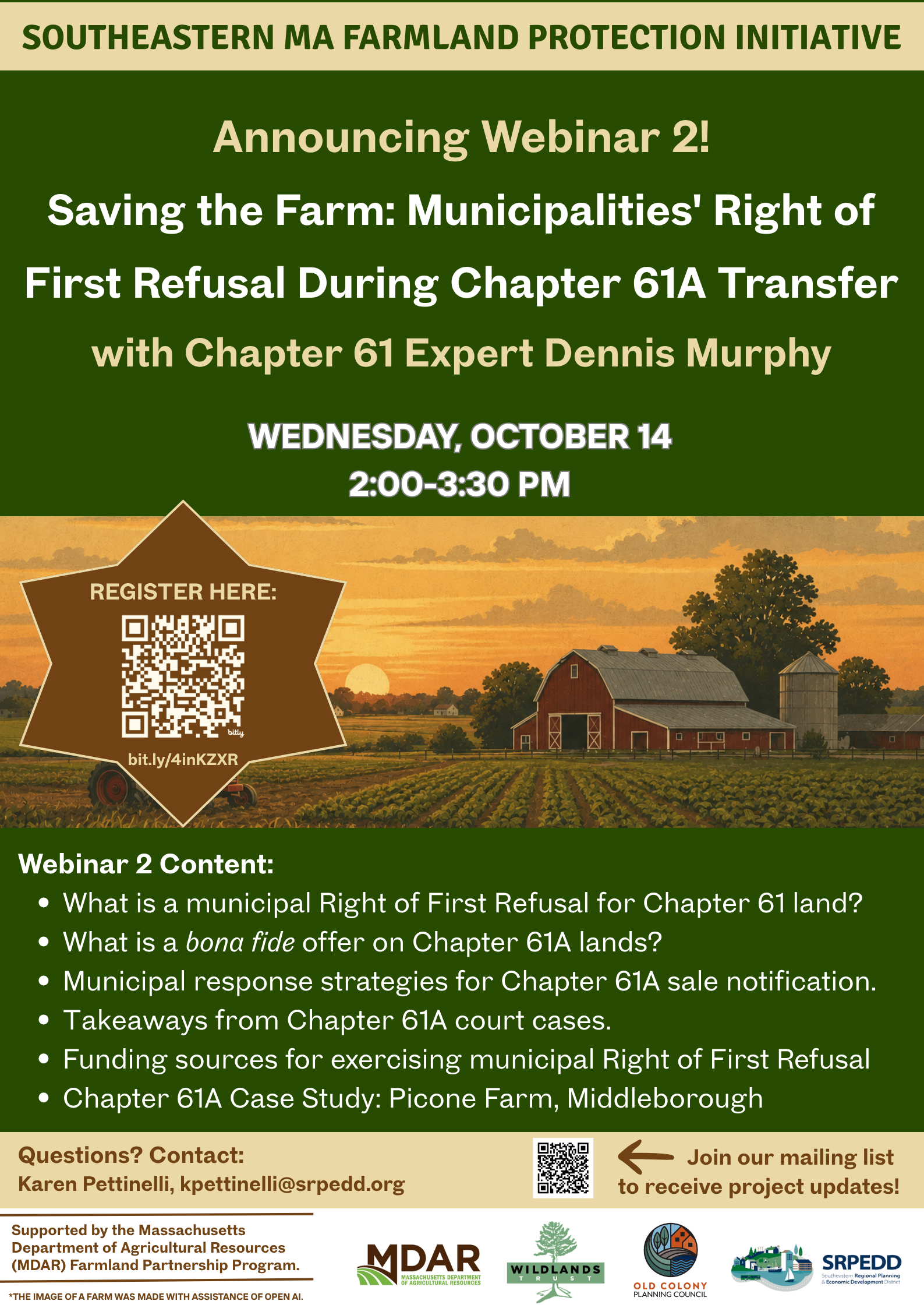 Saving the Farm: Municipalities’ Right of First Refusal During Chapter 61A Transfer