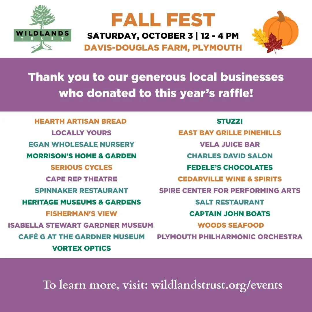 Thank you to our generous local businesses who donated to this year&rsquo;s raffle for Fall Fest!

Be sure to enter for a chance to win riveting raffle prizes showcasing local businesses and our membership program partners!

Tickets will be available