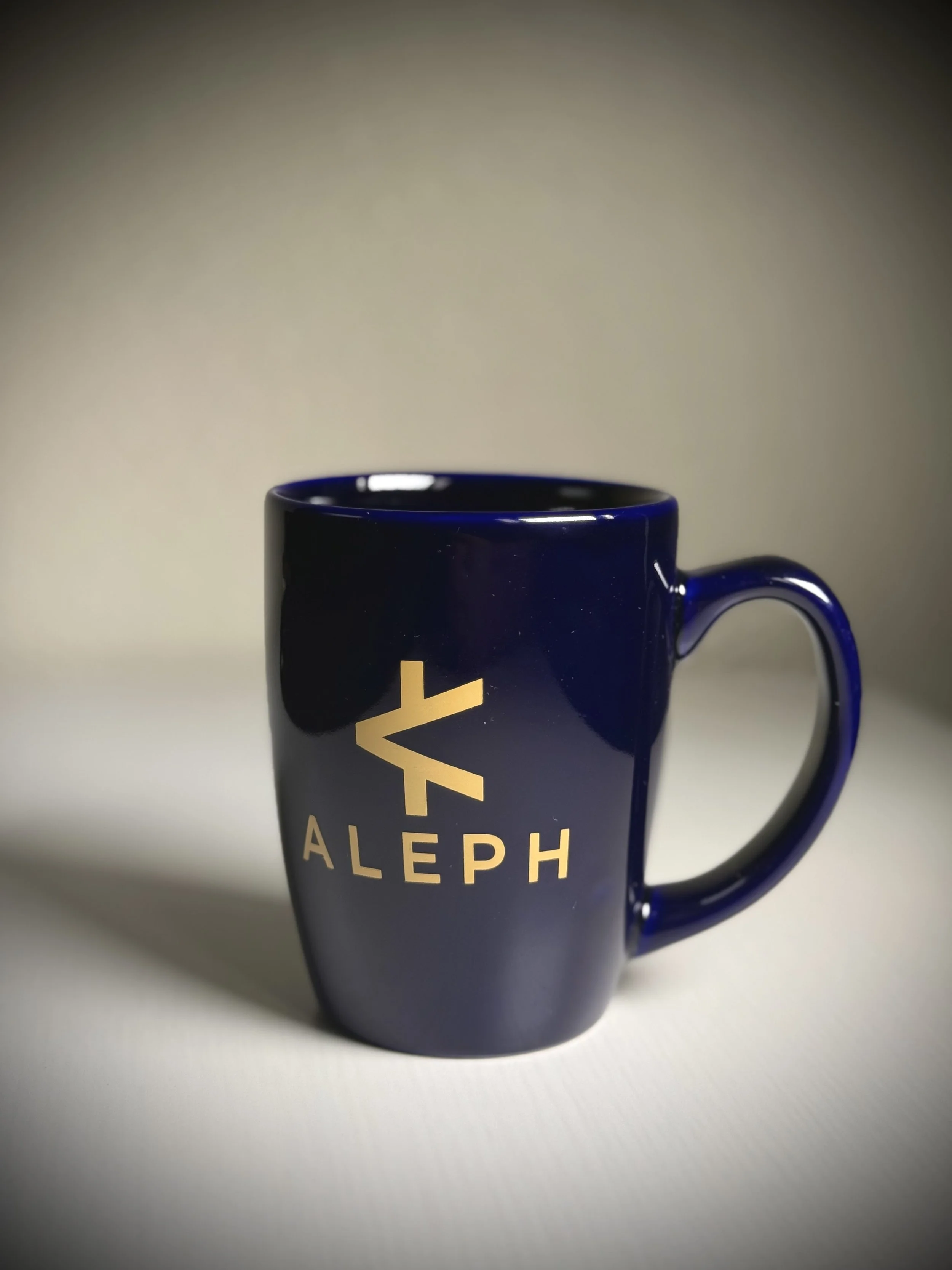 Aleph Coffee Ceramic Mug 12 Oz