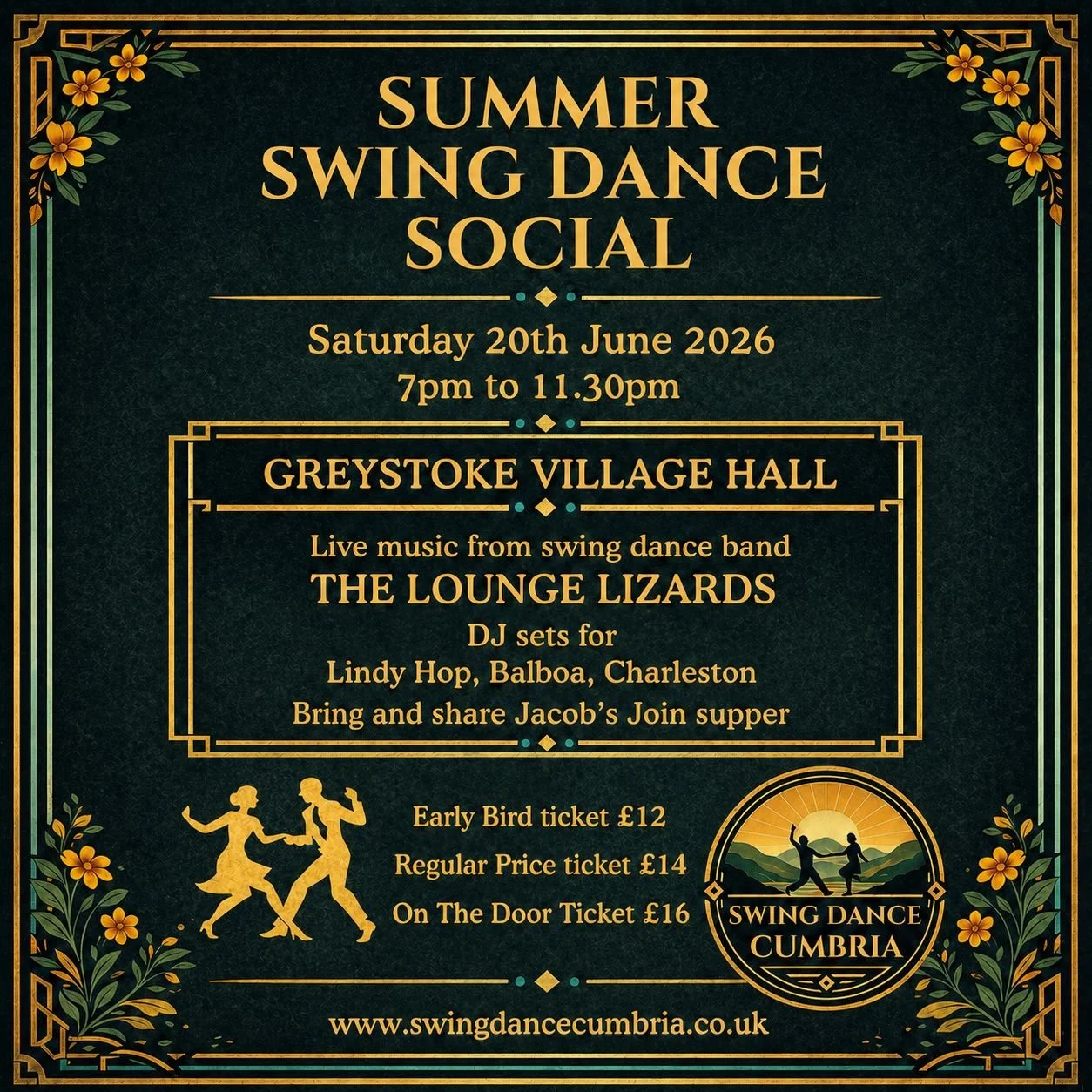 Swing Dance Cumbria Summer Party!