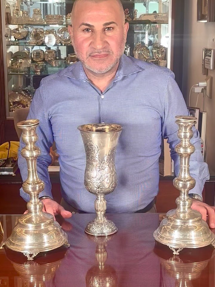 What others saw as damaged and beyond repair, we saw as worthy of saving.

These sterling silver pieces arrived from an auction house bearing decades of wear &mdash; massive dents, deep scratches, heavy dings, and candlesticks so warped they could ba
