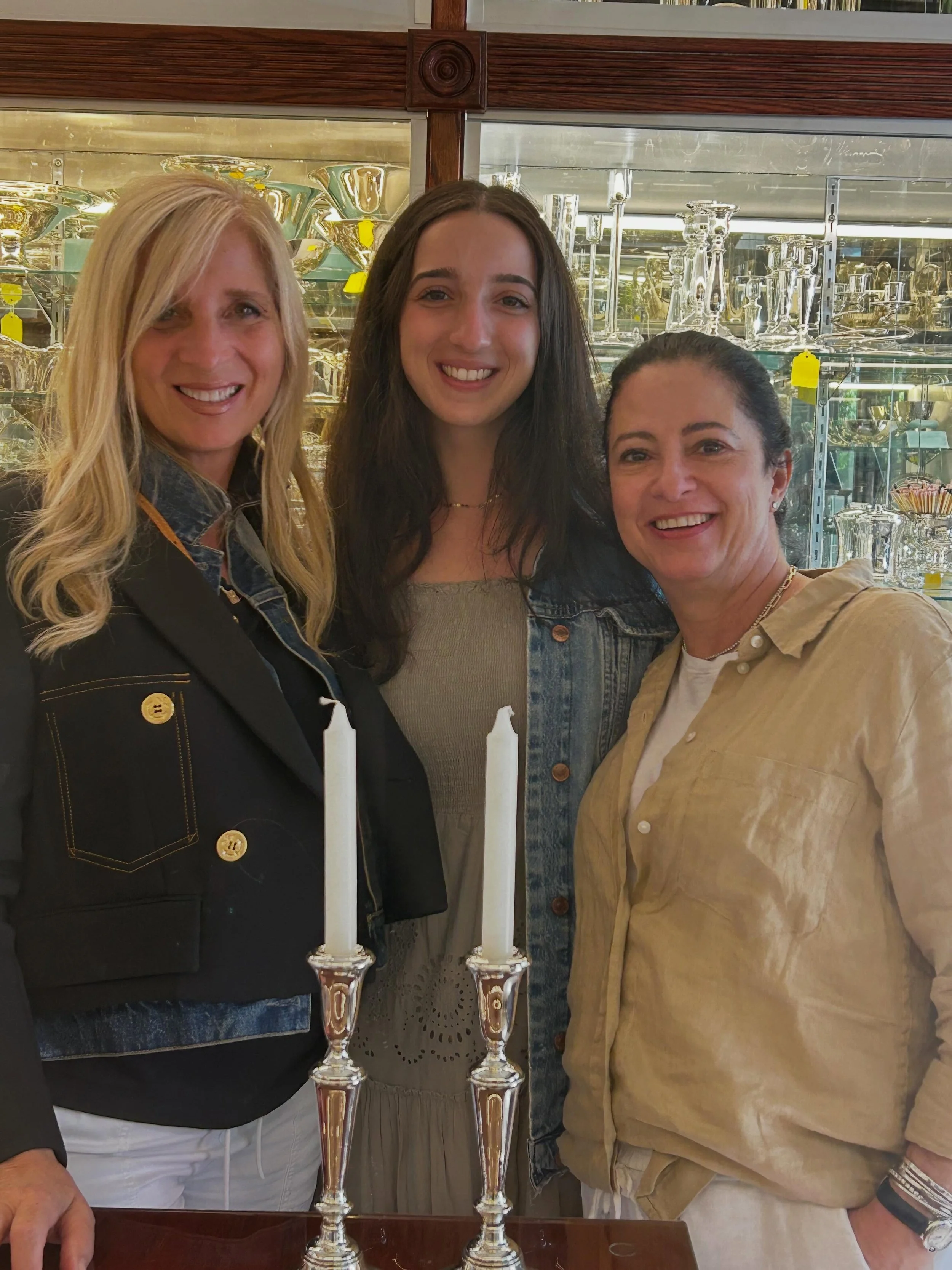 Sometimes the most meaningful pieces of silver find their owners in the most unexpected ways.
While visiting from Miami Beach, a mother, her daughter, and the daughter&rsquo;s future mother-in-law happened upon our shop. During their visit, the futur