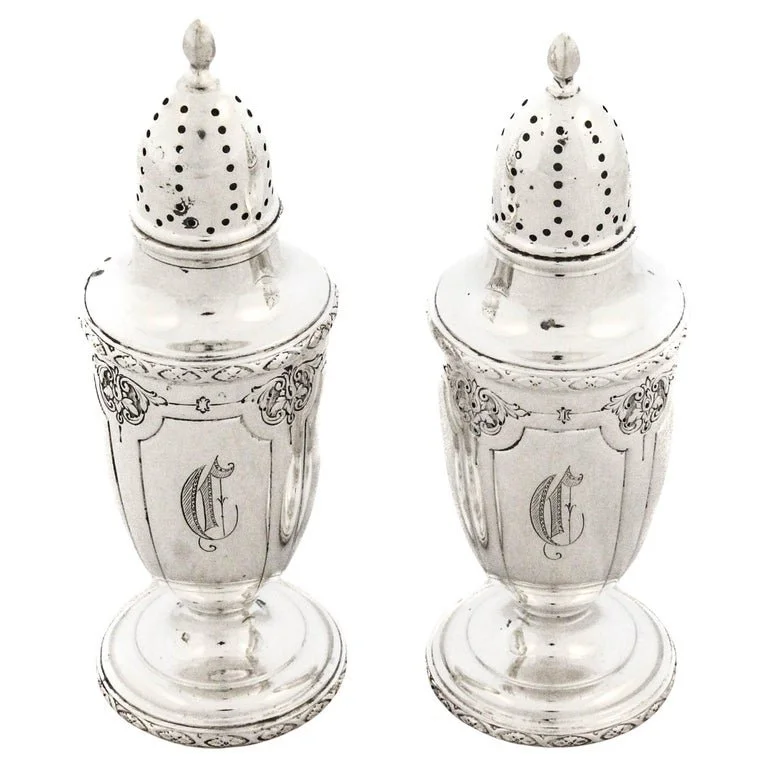 Sterling Silver Salt Shakers