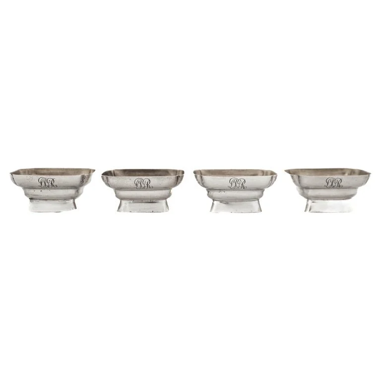 Sterling Silver Tiffany & Co Salt Cellars (4)