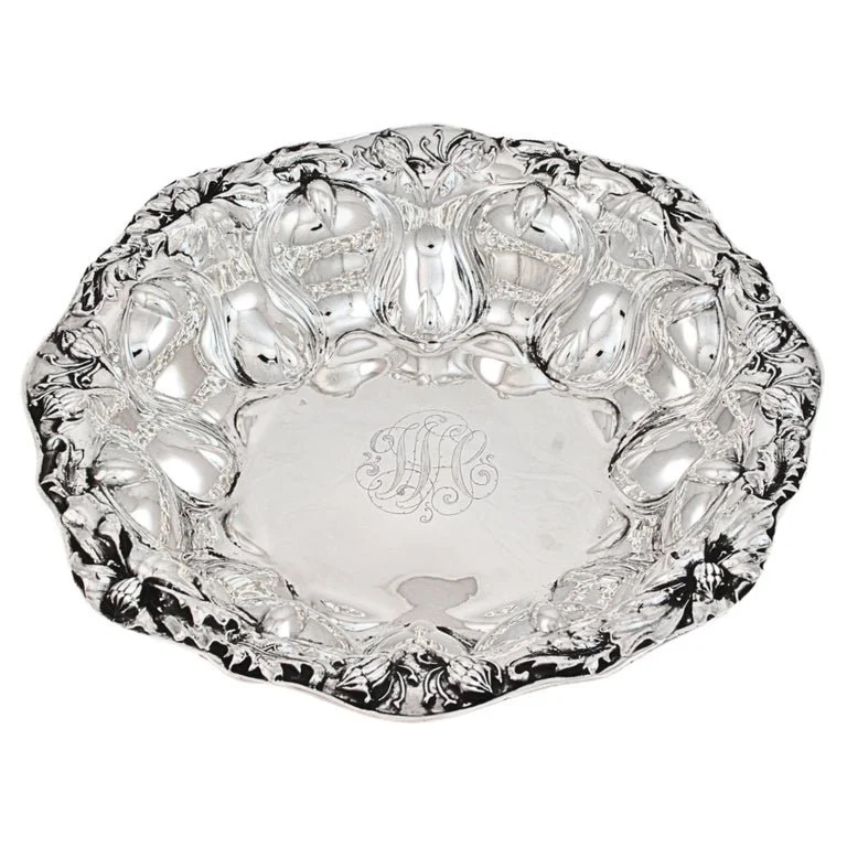 Sterling Silver Art Nouveau Bowl