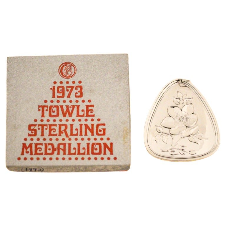 Towle Silversmiths Sterling Silver “Three French Hens” Christmas Ornament
