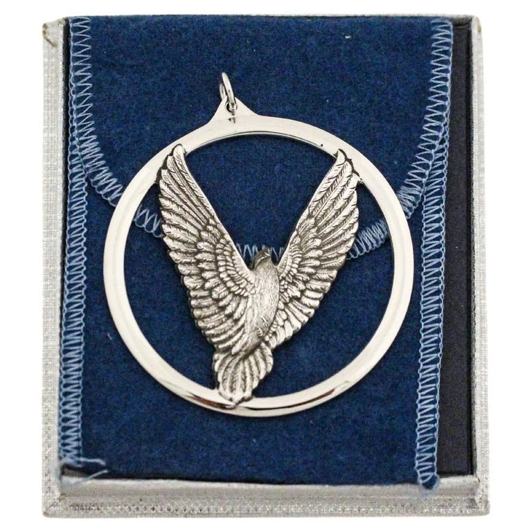 Wallace Silversmiths Sterling Silver Christmas Medallion – 1975