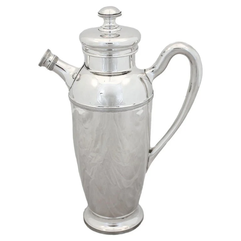 Sterling Silver Mid-Century Cocktail Shaker