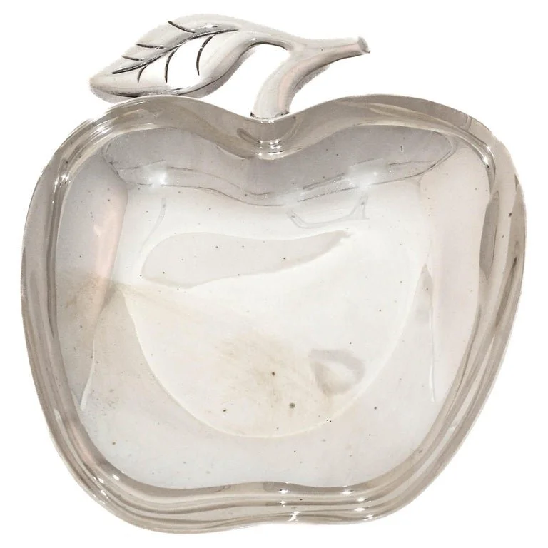 Tiffany & Co Sterling Silver Apple Dish