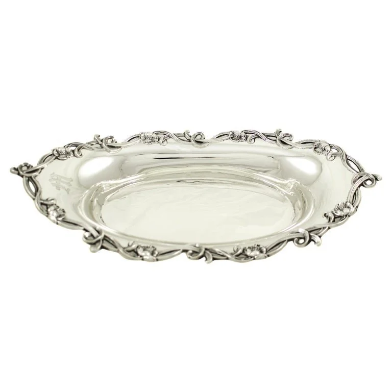 Sterling Silver Art Nouveau Breadbasket