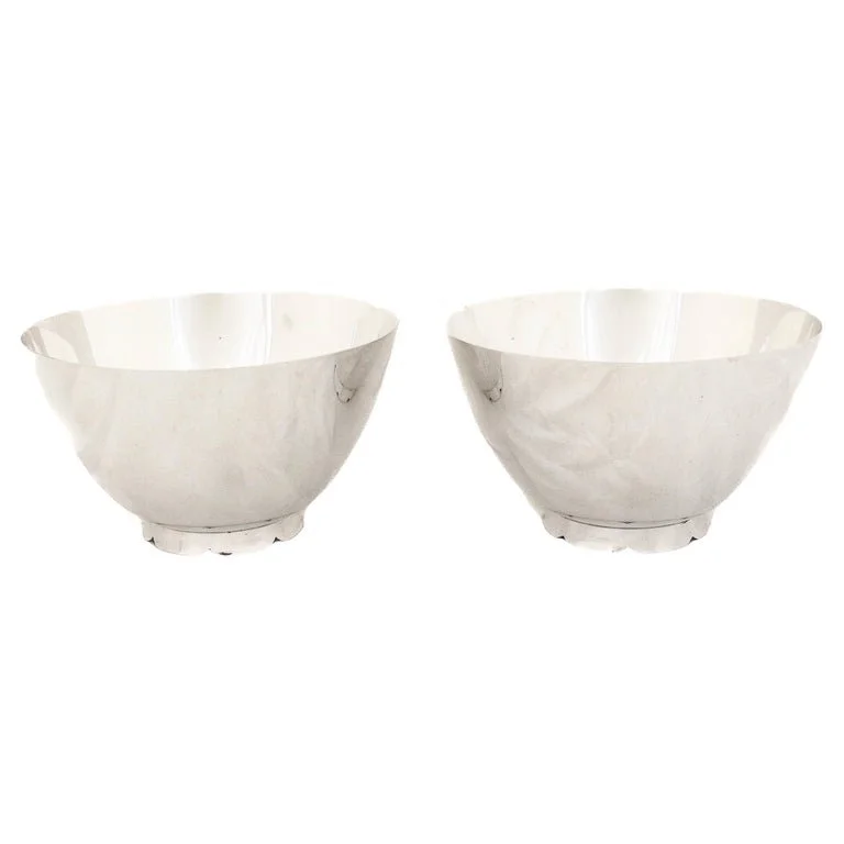 Pair of Sterling Silver Tiffany Bowls