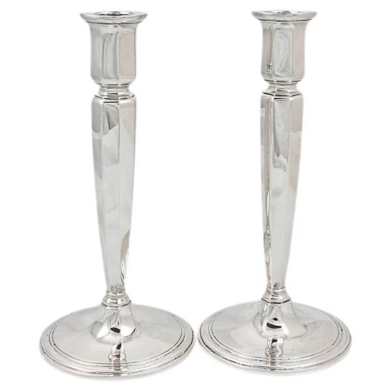 Sterling Silver Tiffany Candlesticks