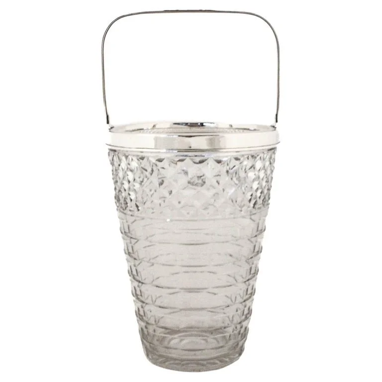 Sterling Silver & Crystal Ice Bucket