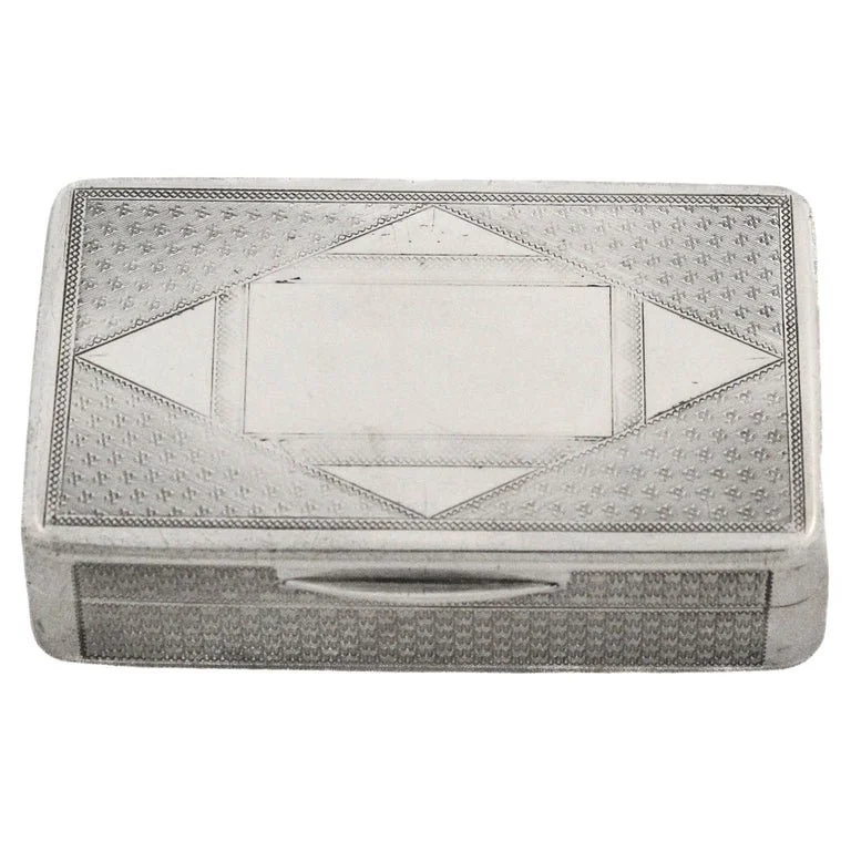 Sterling Silver Snuff Box